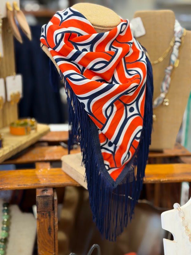 Game Day Fringe Scarf