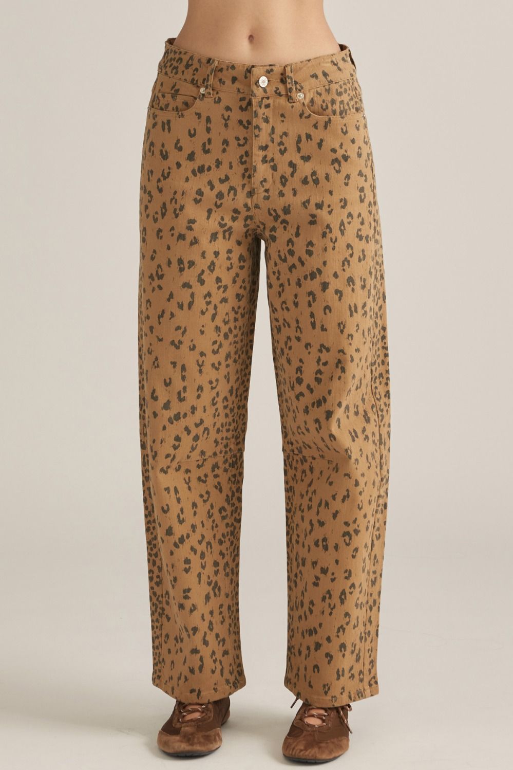 Wide Leg Leopard Pant
