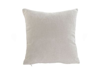 COJIN CHENILLA 45X15X45   450GR, BORDADO CREMA