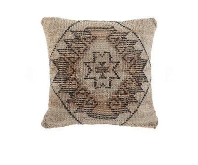COJIN YUTE ALGODÓN 45X45X15 KILIM TEJIDO A MANO