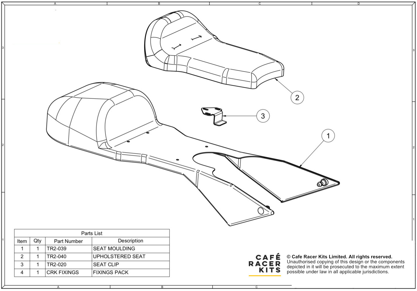 T695 - Seat &amp; Tail Pack