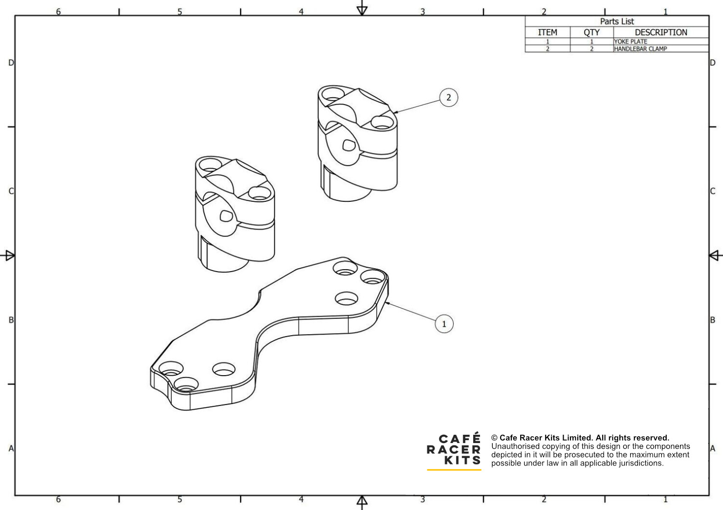 T300 - Handlebar Riser Pack