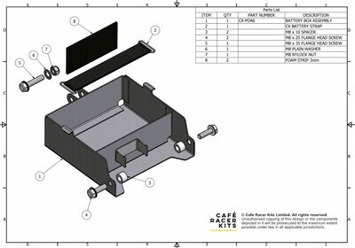 CX500 - Battery Box Pack