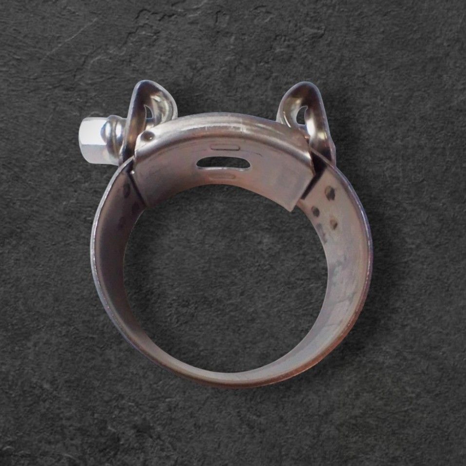Stainless steel exhaust clamp