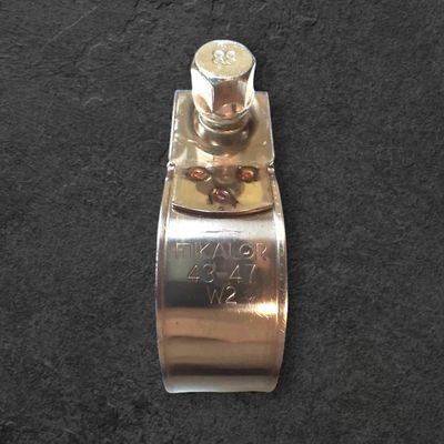 Stainless steel exhaust clamp