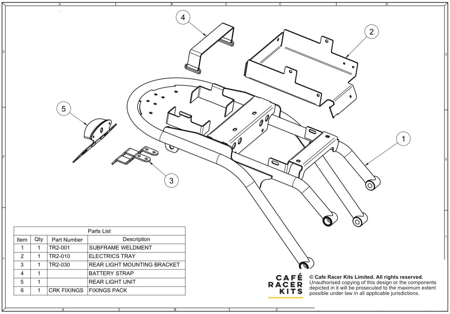 T695 - Subframe Pack T695 - Subframe Pack