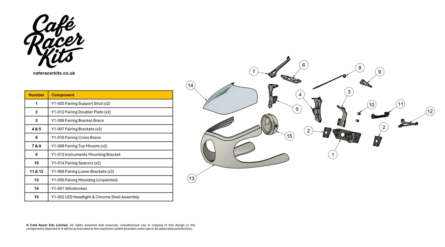 Fazer 600 - Fairing & Headlight Pack Fazer 600 - Fairing & Headlight Pack