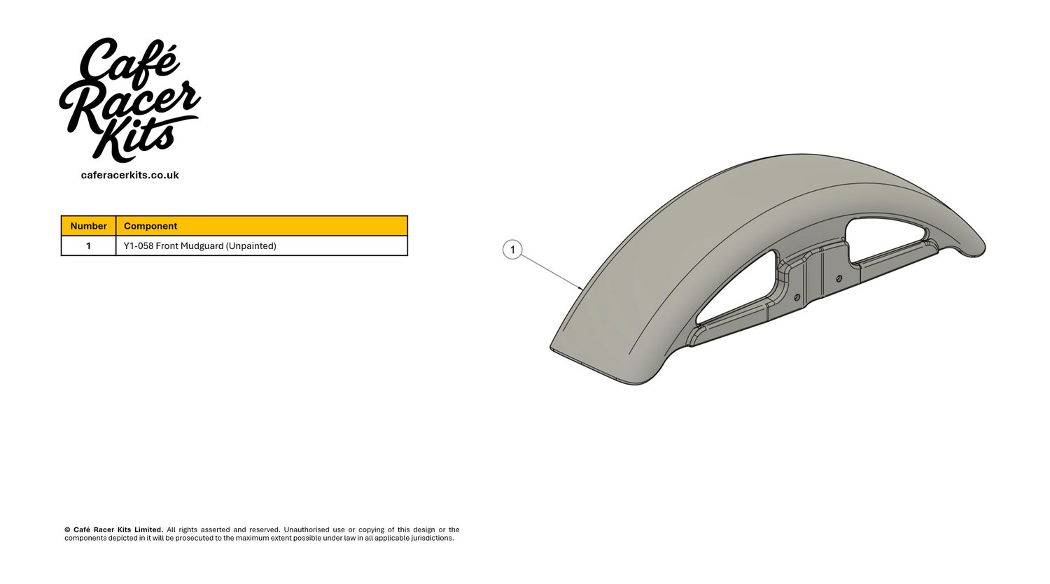 Fazer 600 - Mudguard Pack Fazer 600 - Mudguard Pack