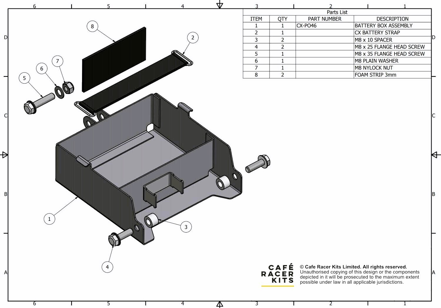 CX500 - Battery Box Pack CX500 - Battery Box Pack