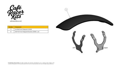 CX & CBn - Mudguard Pack CX & CBn - Mudguard Pack