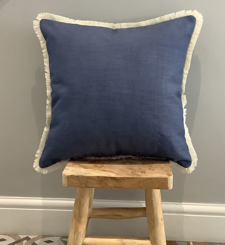 Dark Blue with Fringing