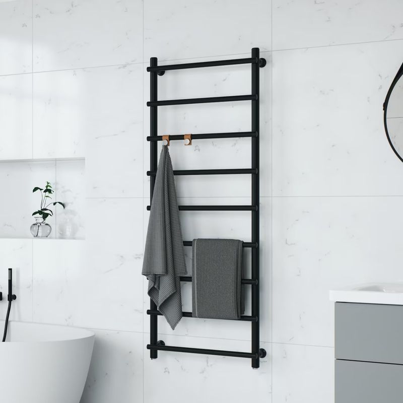 Sèche-serviettes Lova Noir mat