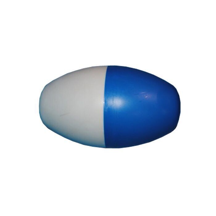 5" x 9" Blue & White Float