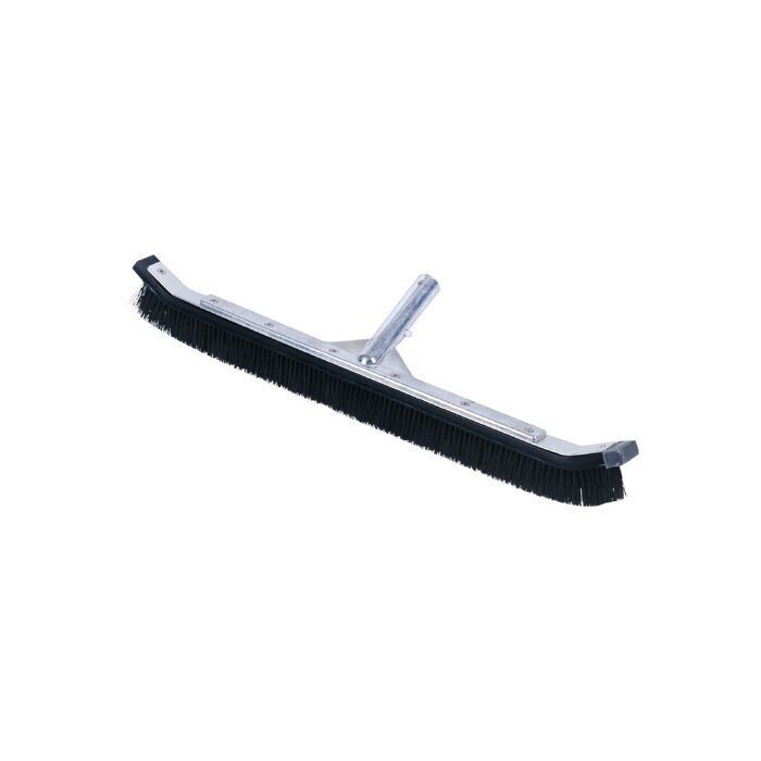 24" Aluminum Black Nylon Wall Brush