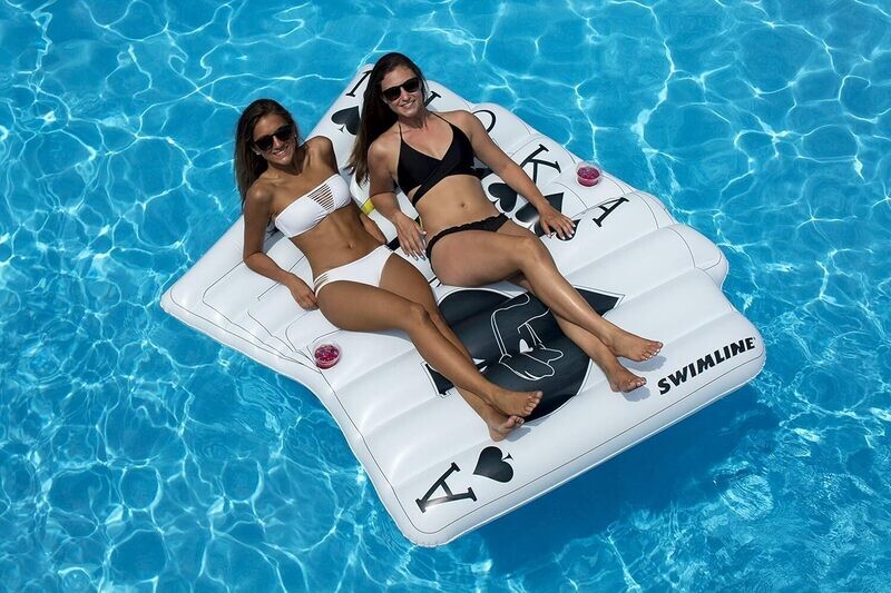 Royal Flush Mattress Pool Float