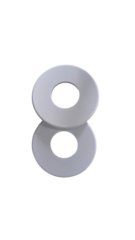 Plastic Escutcheons (Set of 2)