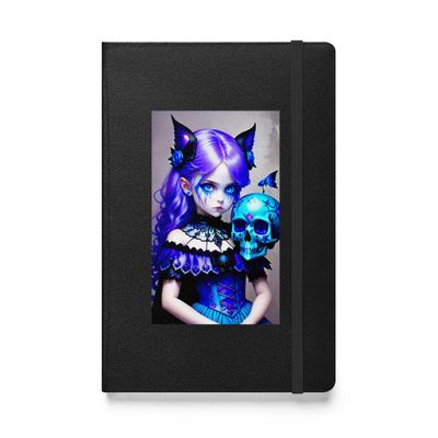 Amethyst Of The Darker Fairies Of Midnight Hardcover bound notebook