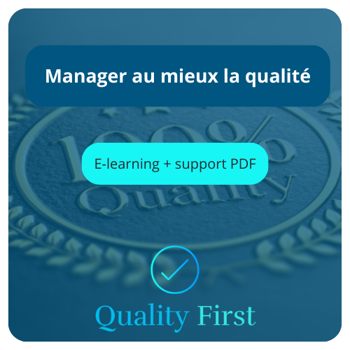 Manager au mieux la qualité: E-learning + support PDF