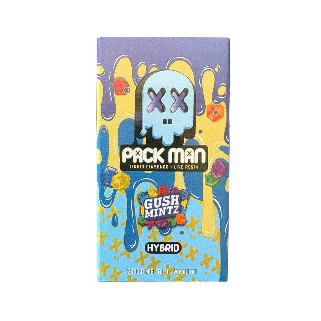 Packman 2 Gram Live Resin Gush Mintz Hybrid Disposable Vape