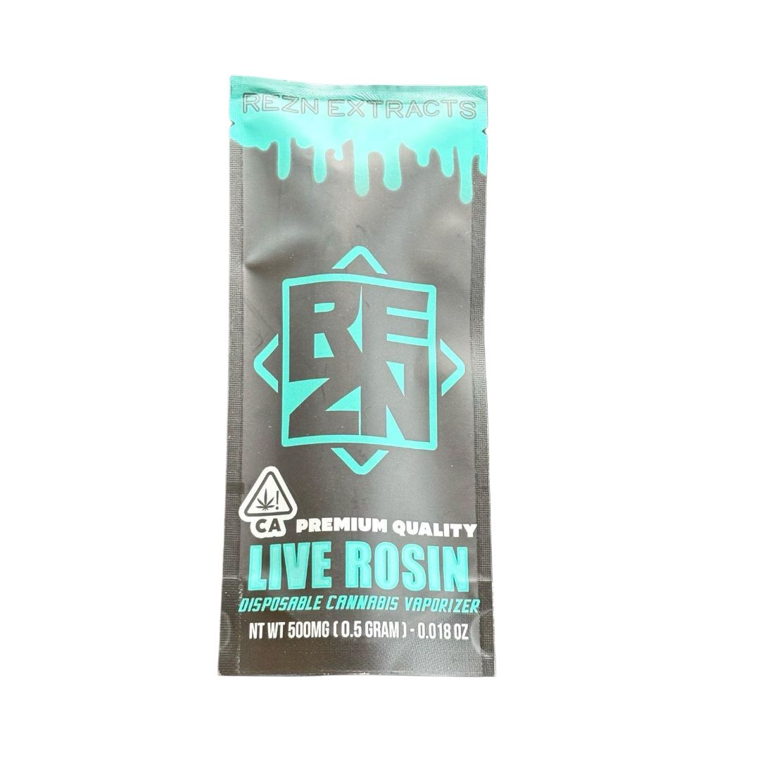 Rezn Extracts Garlic Juice Live Rosin Disposable Vape 1 Gram