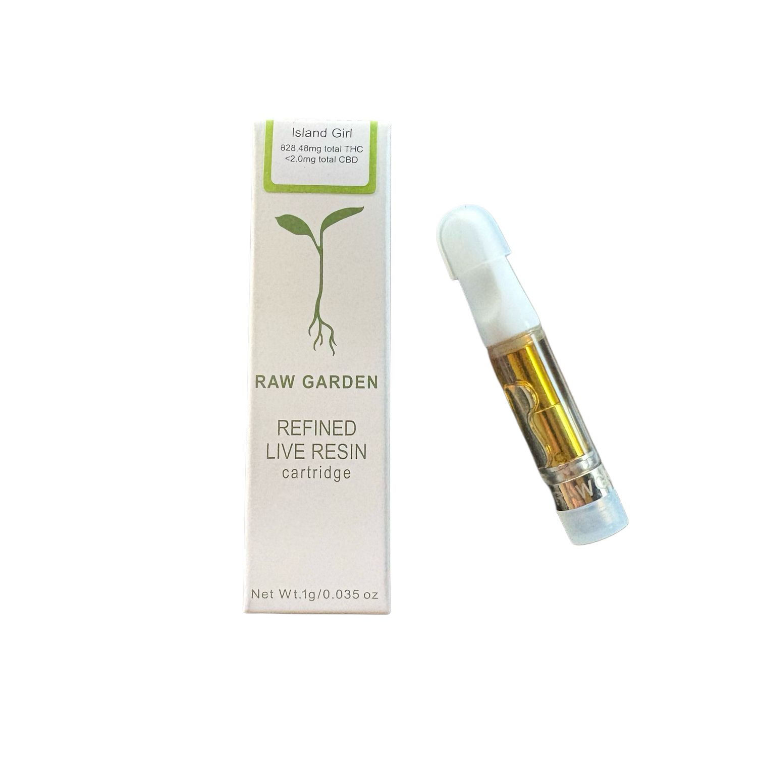 RAW 1 Gram Live Resin Vape Cartridge Wubba Cookies #9 (Cart only, no pen included)