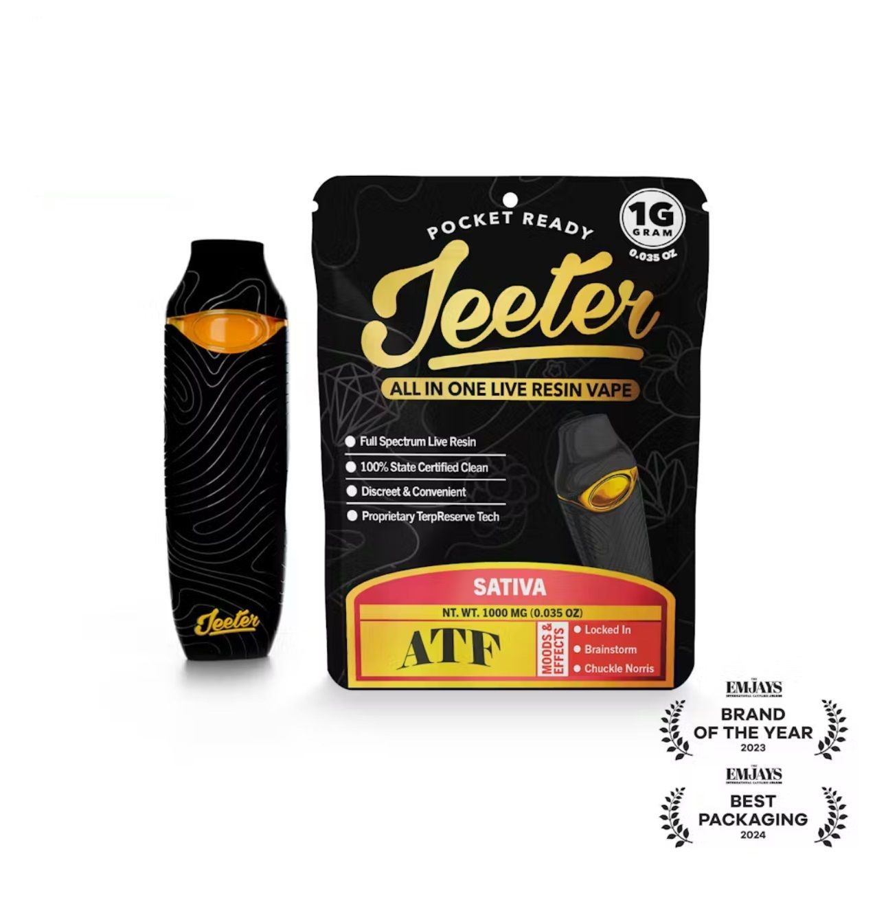 Jeeter ATF 2 Gram All in One Live Resin Vape