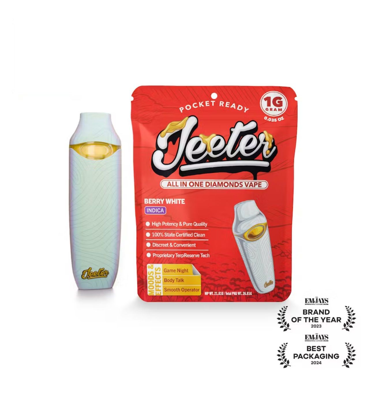 Jeeter Berry White 2 Gram All in One Diamonds Vape