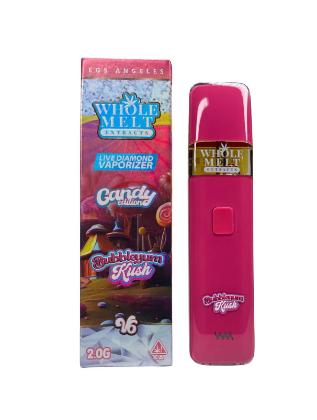 Whole Melt Extracts Bubbleyum Kush 2 Gram Live Resin Disposable Vape