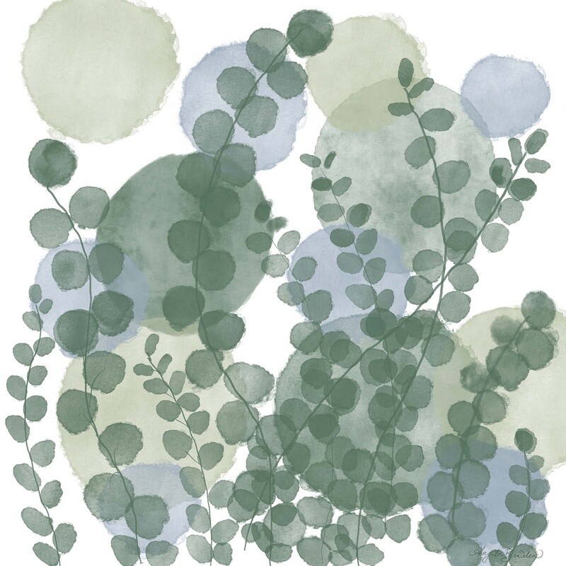 Bohemian Eucalyptus 16X16&quot; art print