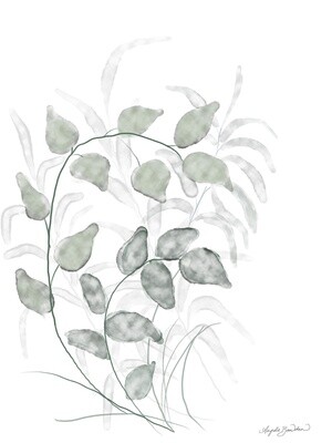 Bohemian Botanicals  art print 18X24"