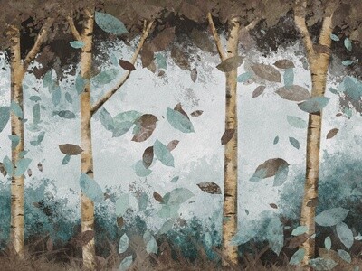 Falling Leaves 18X24&quot; art print