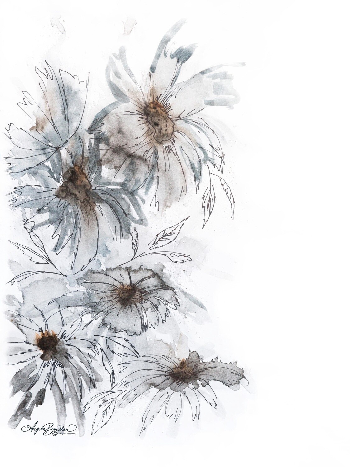 Blooms Of Ashen 18X24&quot; art print