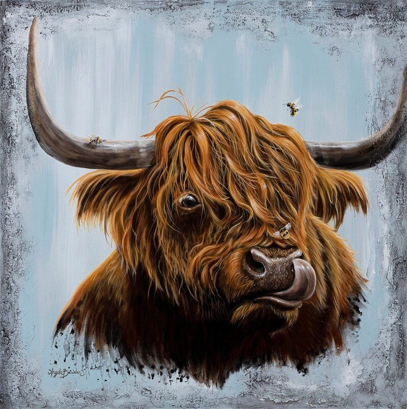 Coo Kisses 36X36&quot; Giclée