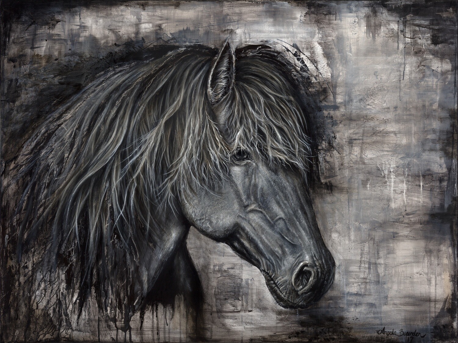 Dark Horse 30X40&quot; Original