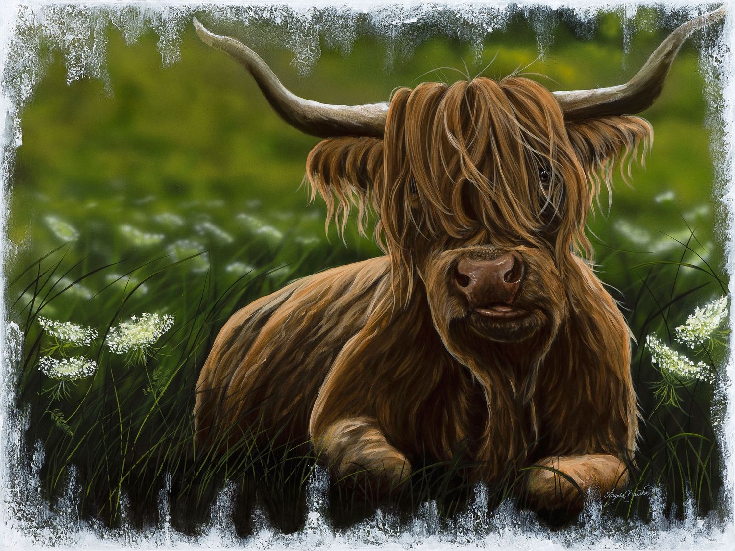 Lazy Moo 30X40&quot; Giclée