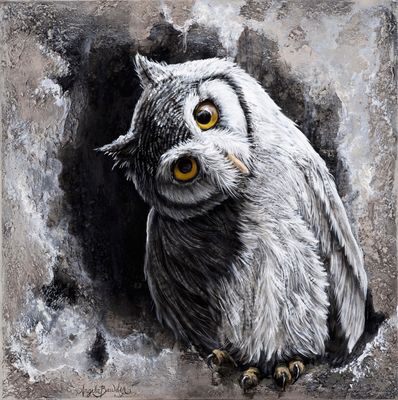 Peek A Hoo 24X24&quot; Giclée