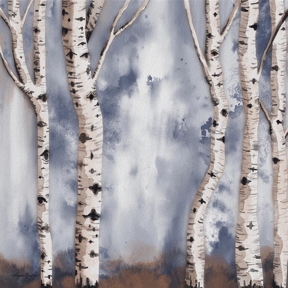 Echoes In The Aspens 12X12&quot;