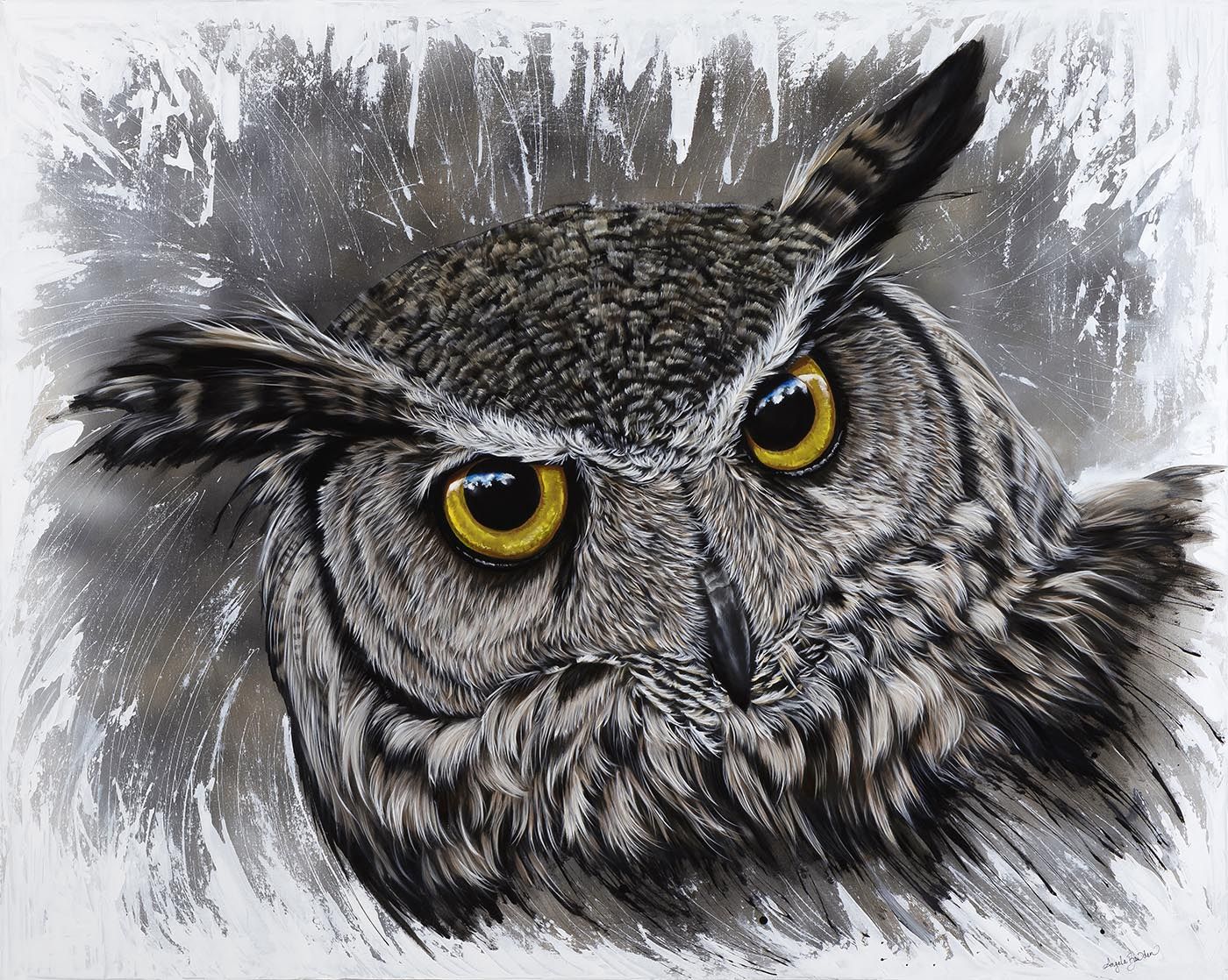 Regal Stare 36X48&quot; Giclée