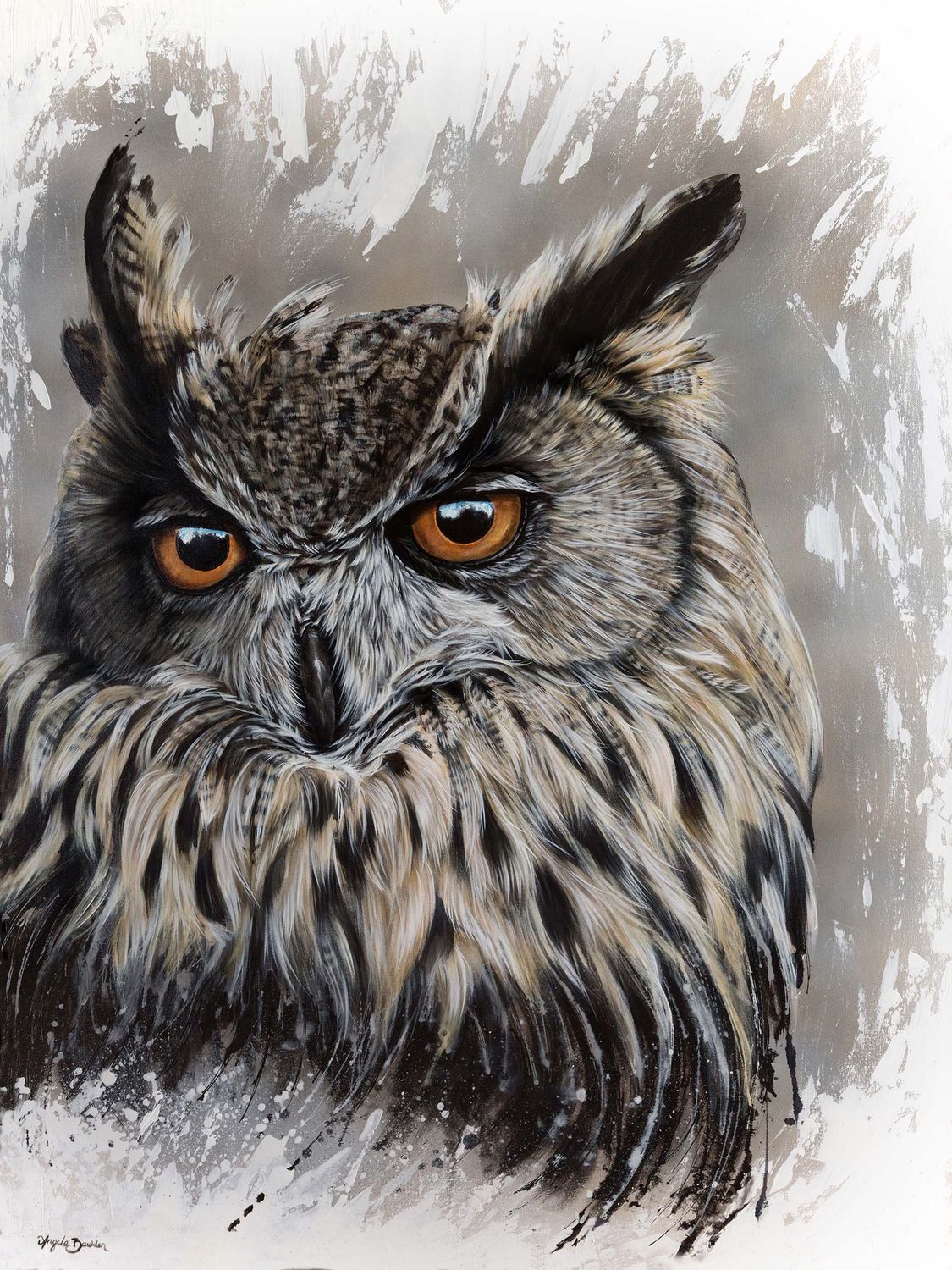 Intentful Gaze 36X48&quot;