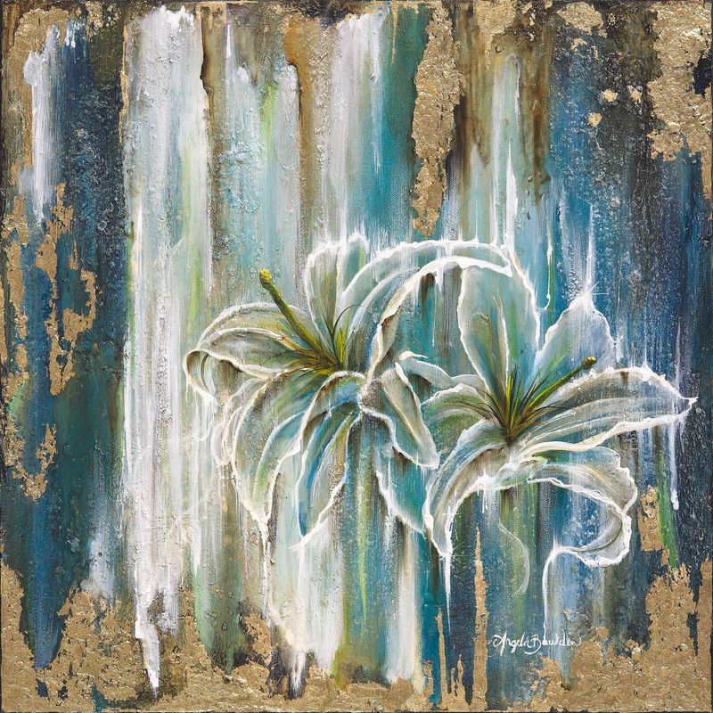 Beach Lilies 24X24&quot; Giclée