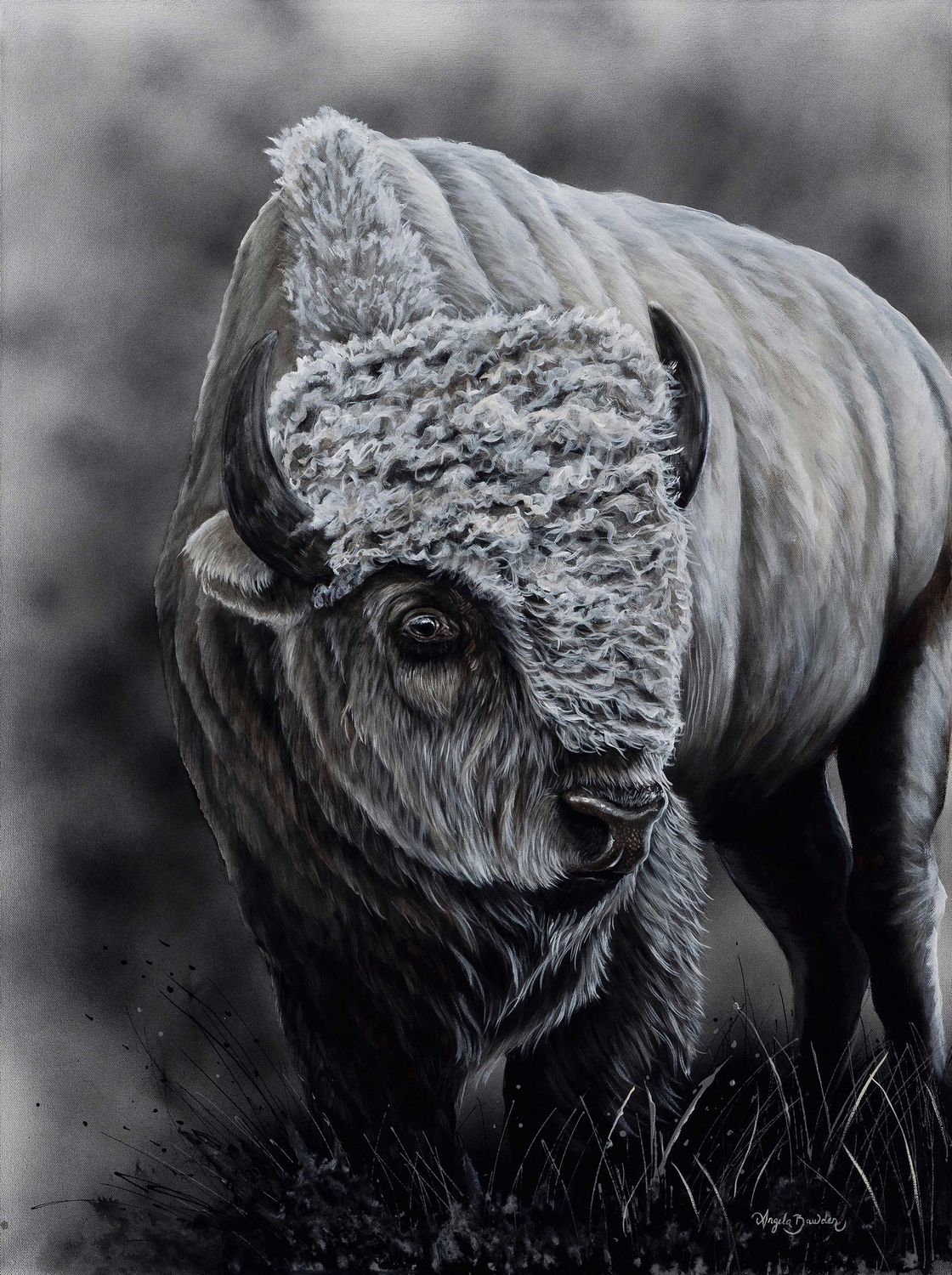 Sacred Tatanka 36X48&quot; Giclée
