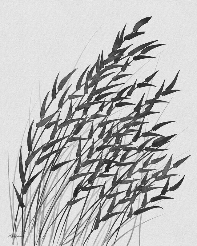 Windswept Art Print 8X10" in 11X14" mat