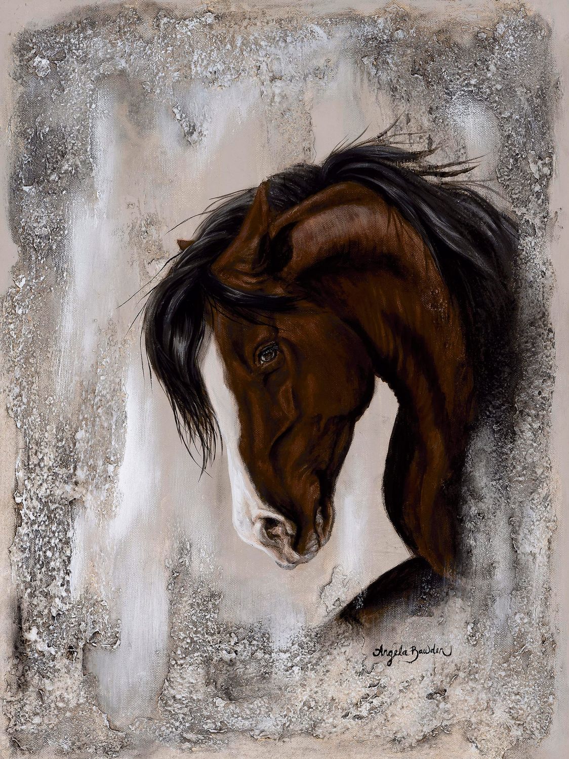 Auburn Elegance 36X48&quot; Giclée