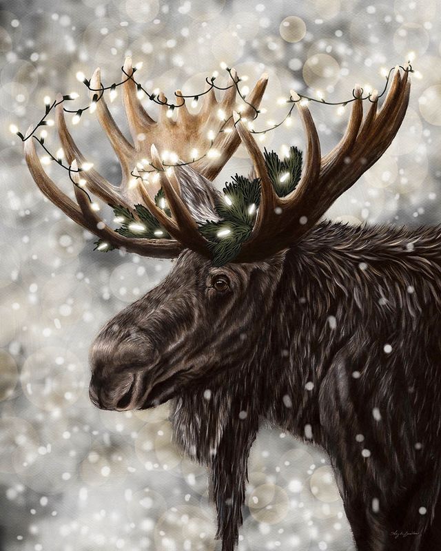 Holiday Headlights 18X24 Art Print