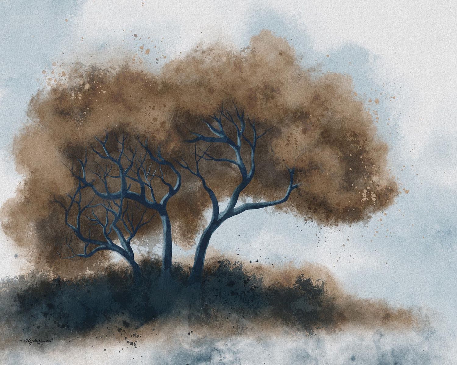 Through The Trees 16X20&quot; Art Print