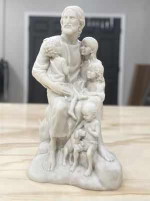 Christ With The Little Children 20&quot; Statue