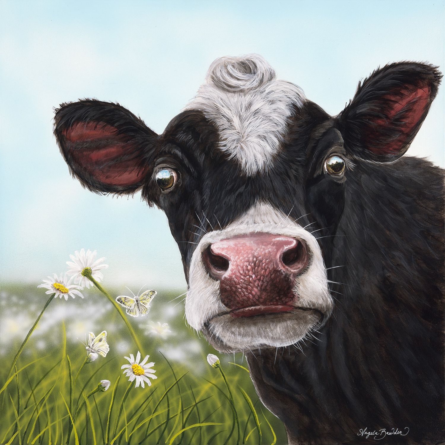 Daisy Moo 24X24&quot; Giclée