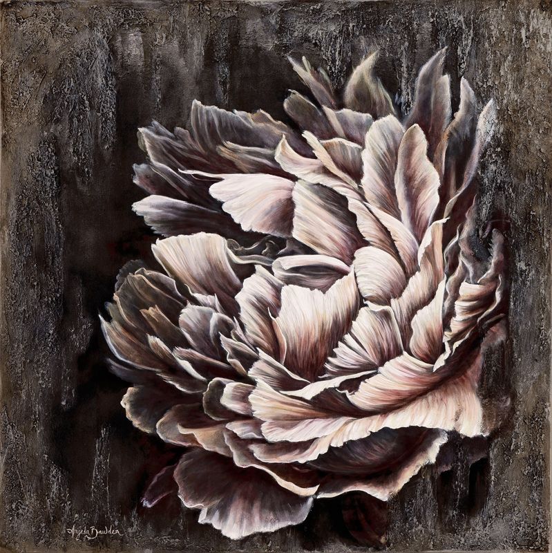 Pale Peony  36X36&quot; Giclée