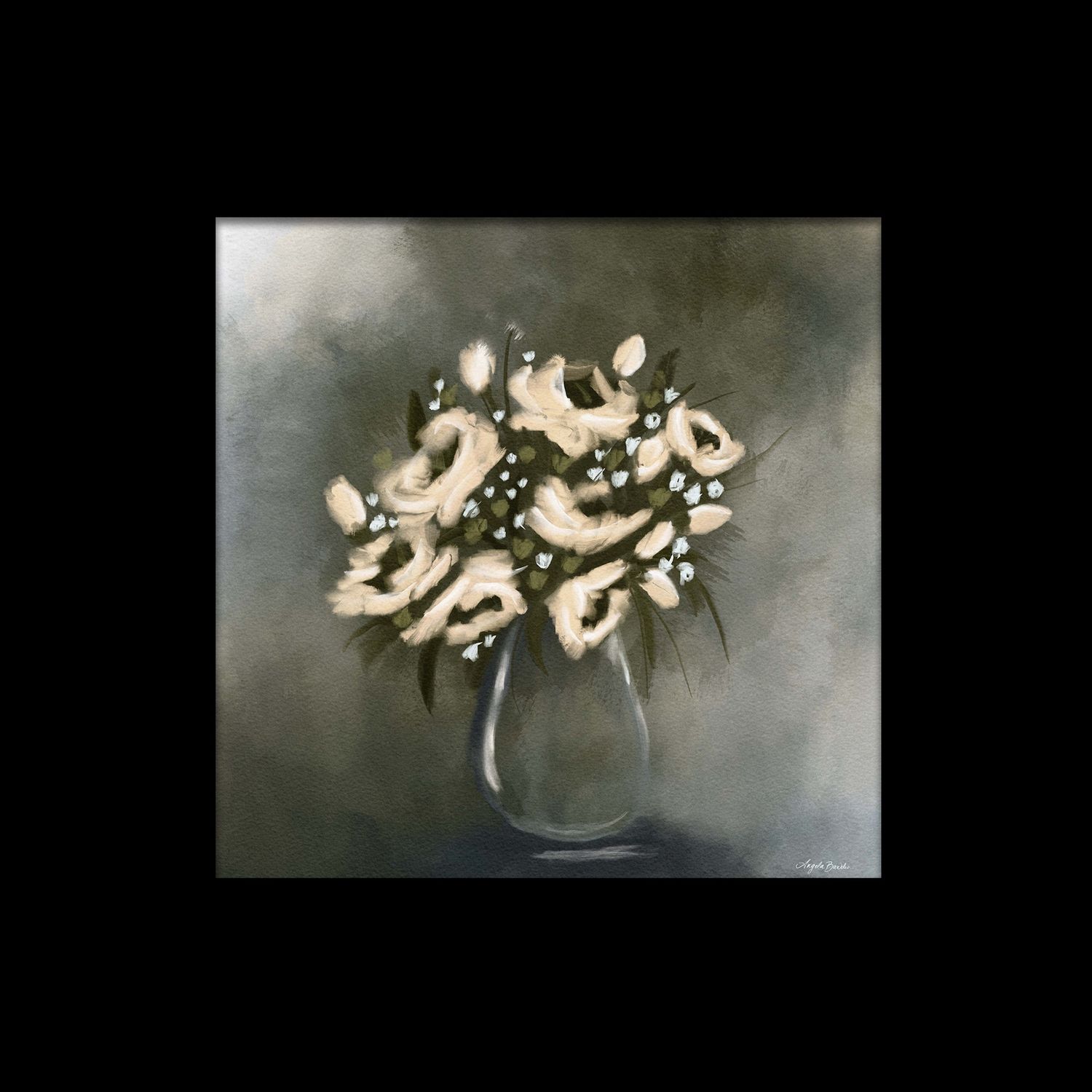 Light Blooms 8X8&quot; in 12X12&quot; mat