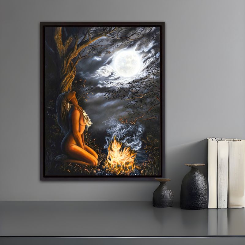 Moon Goddess 9X12" Art Print